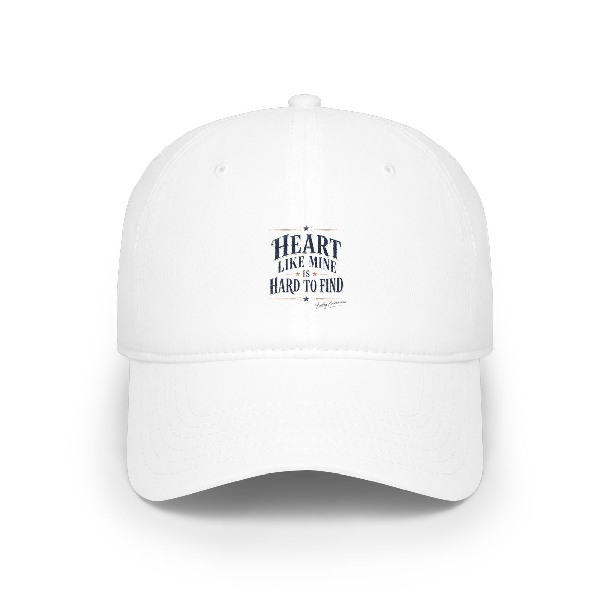 Bailey Zimmerman "Heart like mine is hard to find" Hat - alternate angle 2, merchandise