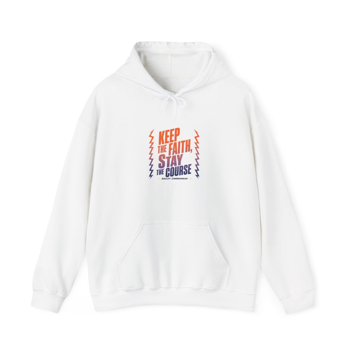 Bailey Zimmerman "Keep the faith, stay the course" Hoodie — official Bailey Zimmerman Hoodies