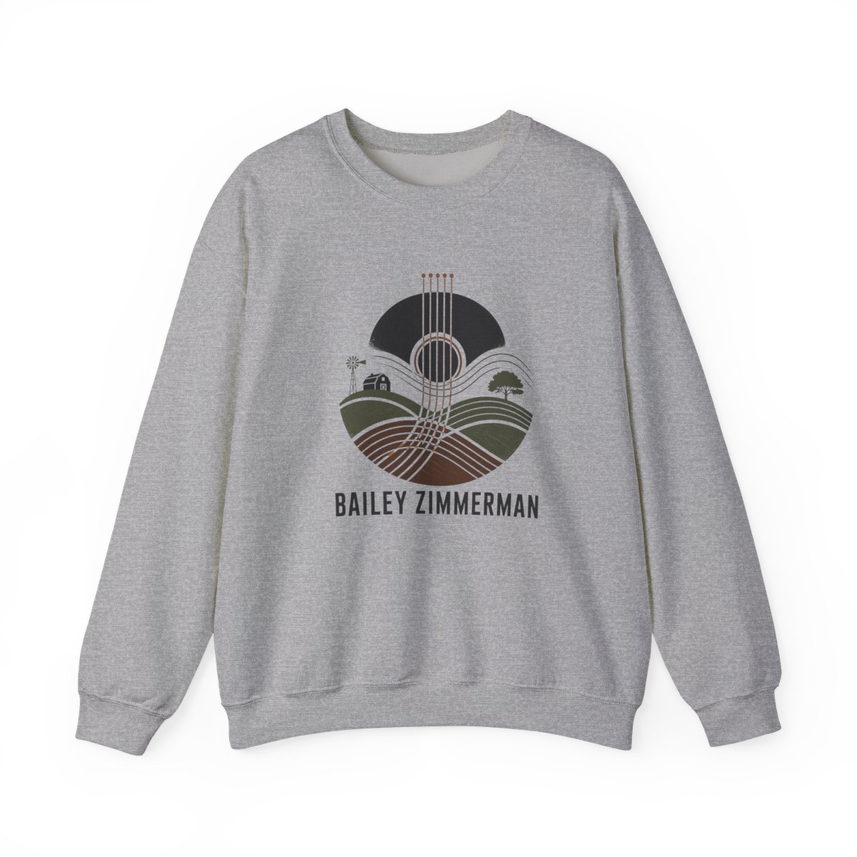 Bailey Zimmerman "country roots and modern edge" Crewneck — official Bailey Zimmerman Sweatshirts