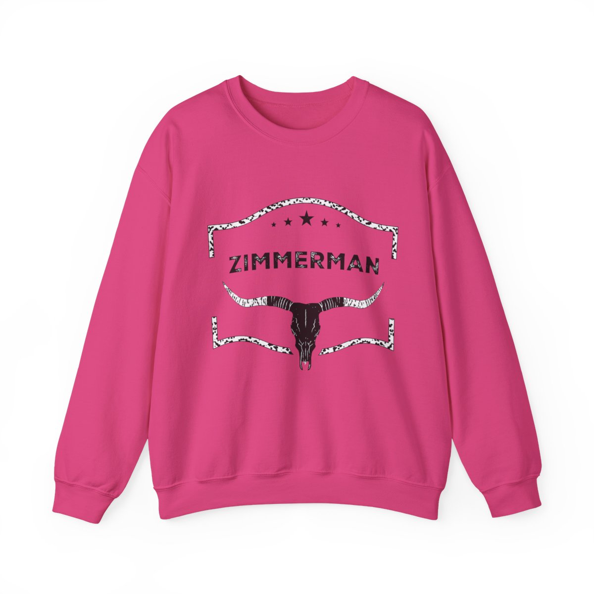 Zimmerman | Country Music | Western Long Horns Crewneck | Bullhorns Sweatshirt | Festival Tee | Bailey Zimmerman - alternate angle 2, merchandise