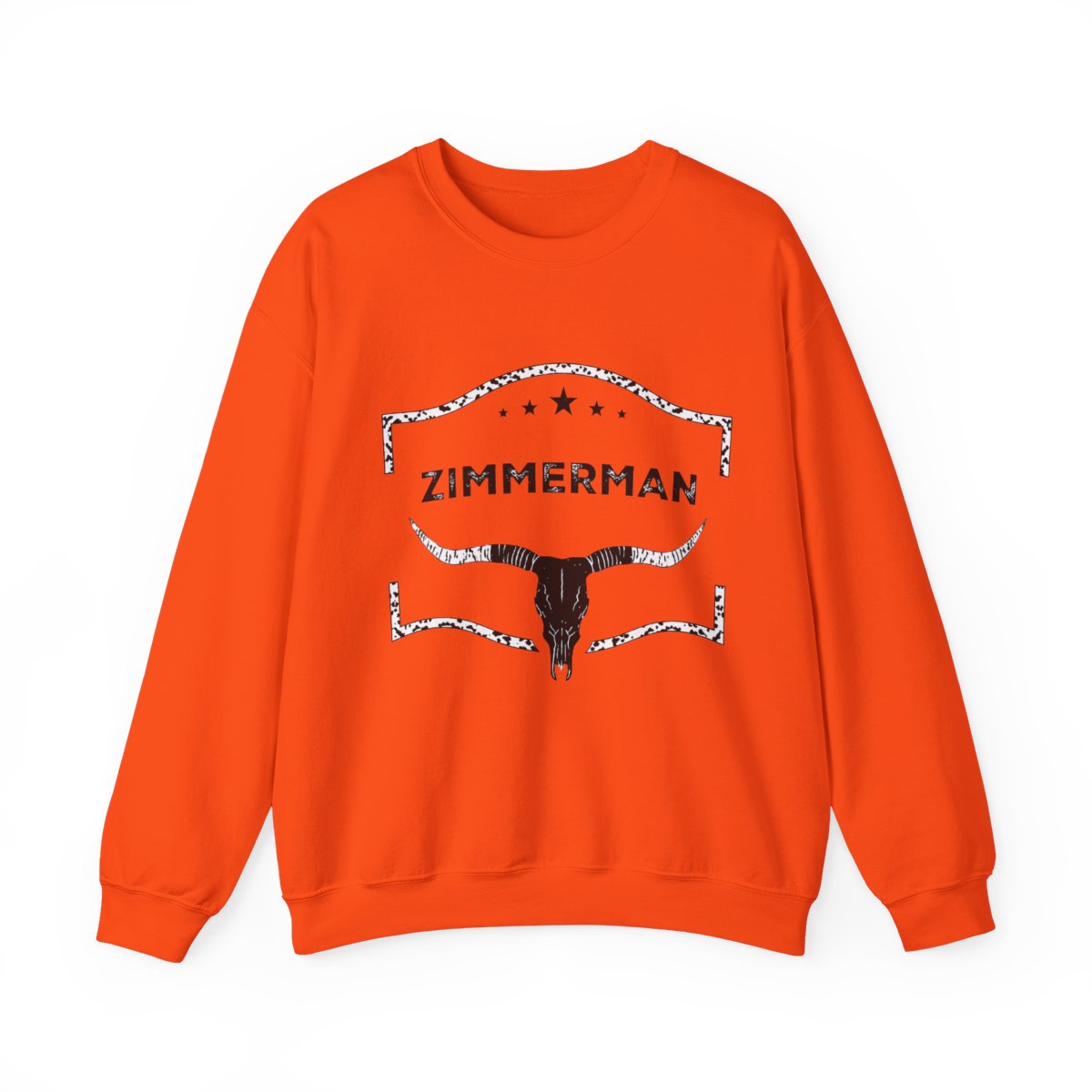 Zimmerman | Country Music | Western Long Horns Crewneck | Bullhorns Sweatshirt | Festival Tee | Bailey Zimmerman - alternate angle 4, merchandise