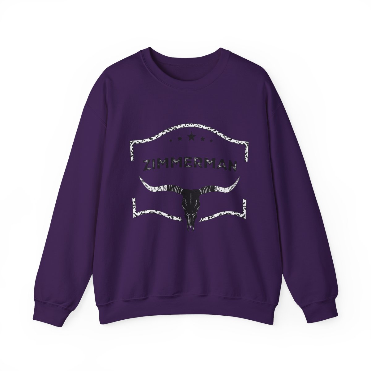 Zimmerman | Country Music | Western Long Horns Crewneck | Bullhorns Sweatshirt | Festival Tee | Bailey Zimmerman - alternate angle 5, merchandise
