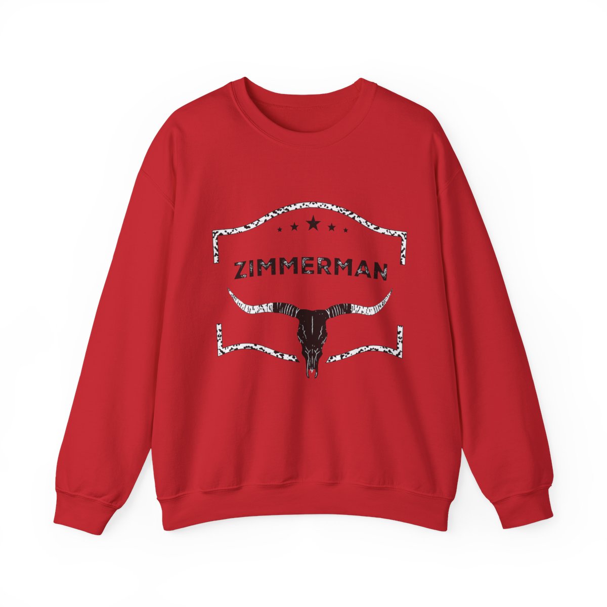 Zimmerman | Country Music | Western Long Horns Crewneck | Bullhorns Sweatshirt | Festival Tee | Bailey Zimmerman - alternate angle 3, merchandise