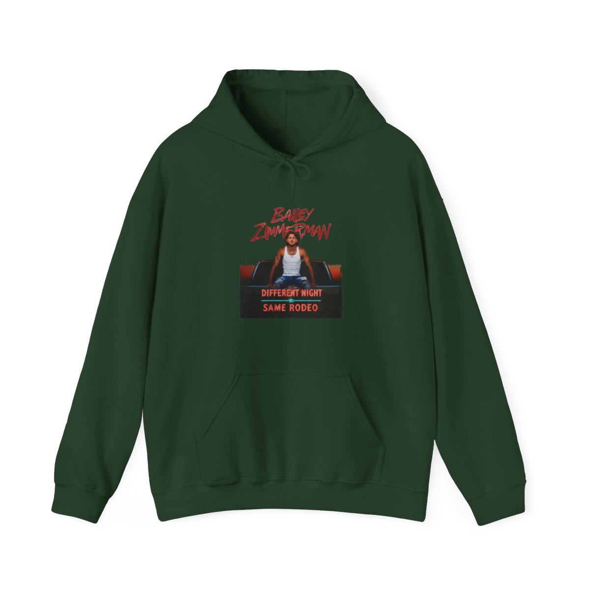 Bailey Zimmerman Different Night Same Rodeo Tour 2026 Shirt, Bailey Zimmerman Fan Gift Hoodie - alternate angle 5, merchandise