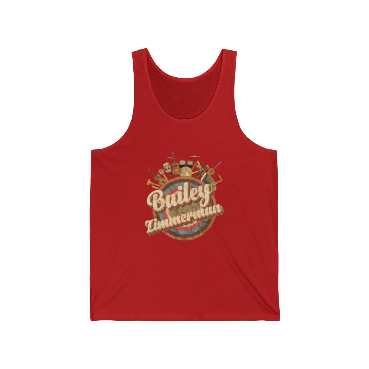 Music Tour Vintage Retro Style // Bailey Zimmerman Tank Top
