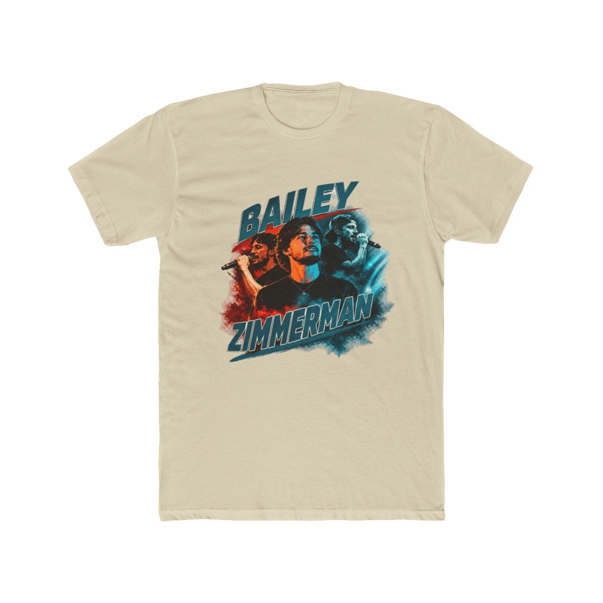 Bailey Zimmerman Retro Country Music Graphic T Shirt - alternate angle 4, merchandise