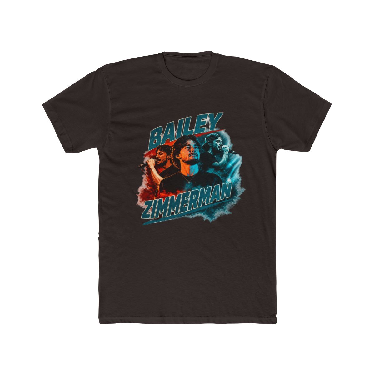 Bailey Zimmerman Retro Country Music Graphic T Shirt - alternate angle 3, merchandise